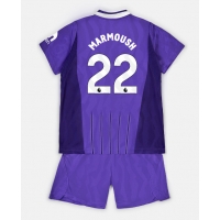 Camisa de Futebol Tottenham Hotspur Omar Marmoush #22 Equipamento Alternativo Infantil 2026-27 Manga Curta (+ Calças curtas)